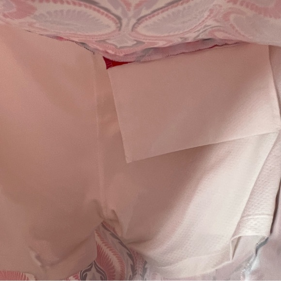 Cutter & Buck Drytec 50 UPF + Pink & Lavender Geometric Print Skort. Size Small. - Picture 11 of 14